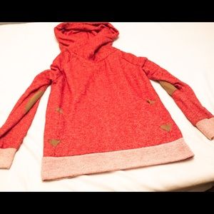 Woman’s coral hoodie